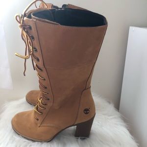 Timberland Knee high lace up boots - New